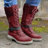 Bottes Hivères Blanches Femme