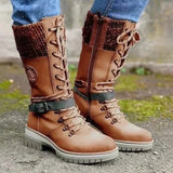 Bottes Hivères Blanches Femme
