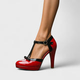 Escarpins Plateforme Talon Haut Bride Élégance Chic
