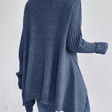 Pull Automne Élégant Vert Femme