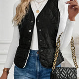 Gabrielle | Gilet Sans Manches Matelassé & Style Bomber
