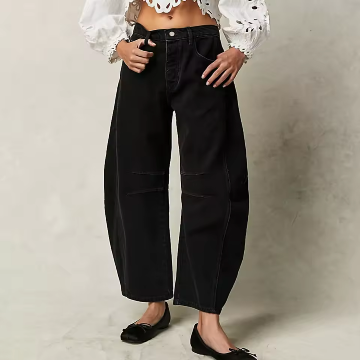 Pantalon Léopard Fluide Taille Élastique Confort Tendance