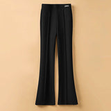 Pantalon Flare Sculptant Taille Haute Élégance Moderne