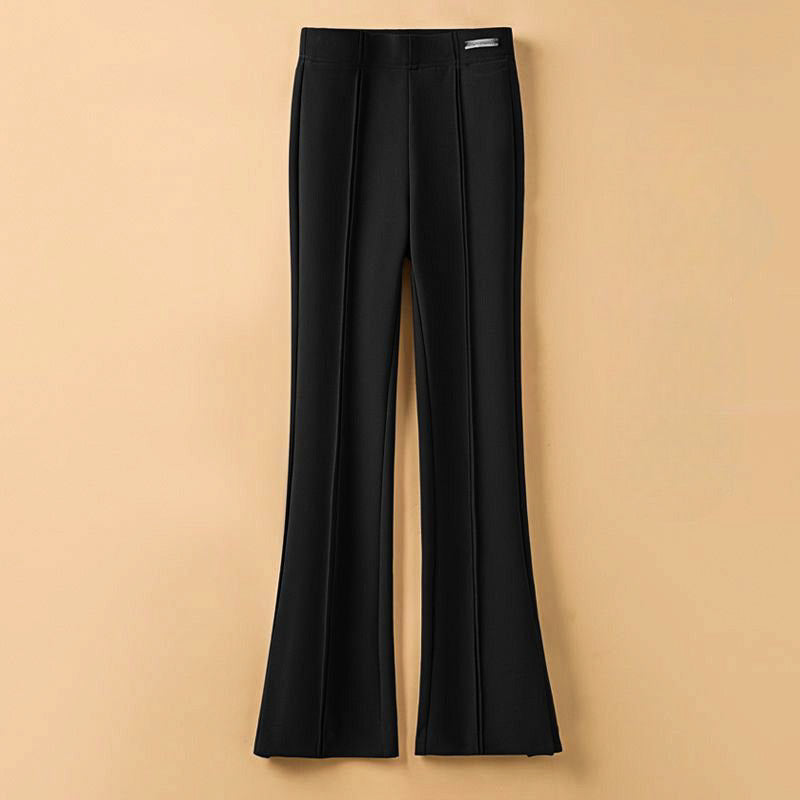 Pantalon Flare Sculptant Taille Haute Élégance Moderne