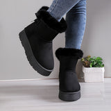 Bottes Fourrées Hiver Confort Doux Style Cocooning