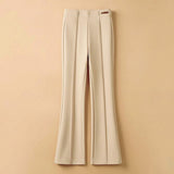 Pantalon Flare Sculptant Taille Haute Élégance Moderne