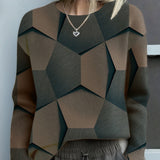 Pull Automne Vert Femme Essentiel