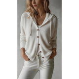 Cardigan Automne Blanc Femme