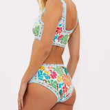 Bikini Taille Haute Imprimé Floral