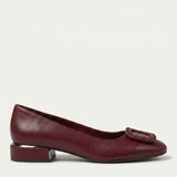 Ballerines femme en simili cuir à semelle rembourrée
