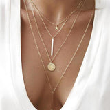Collier boh\u00e8me pendentif \u00e9toile ma\u00eflons femme