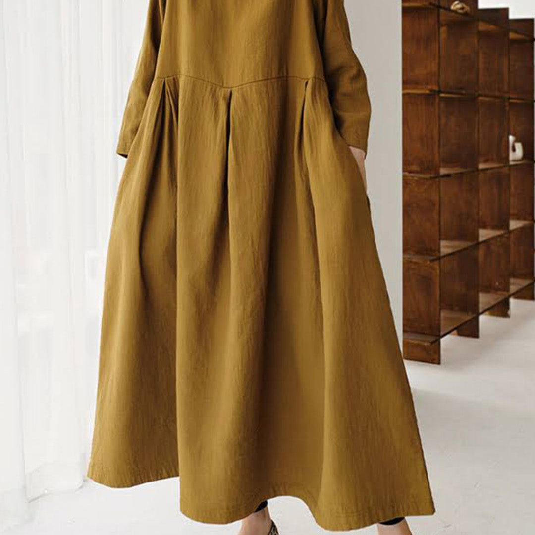 Robe Femme Longue Ample – Robe Minimaliste Élégante
