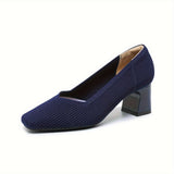 Escarpins Confortables Élégants Talon Carré Style Moderne