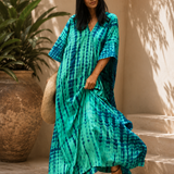 Robe Longue Bohème Fluide Confort Été Élégant