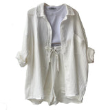 Ensemble Chemise Rayée Short Confort Estival