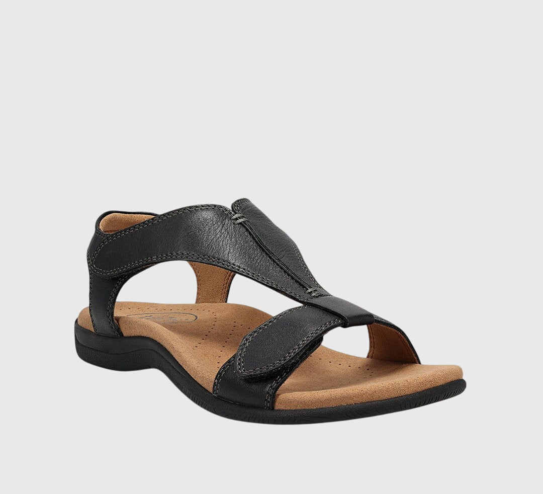 Sandales orthopédiques femme à fermeture auto-agrippante