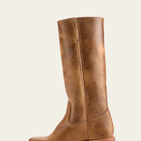Bottes Hautes Vintage Cuir Style Équestre