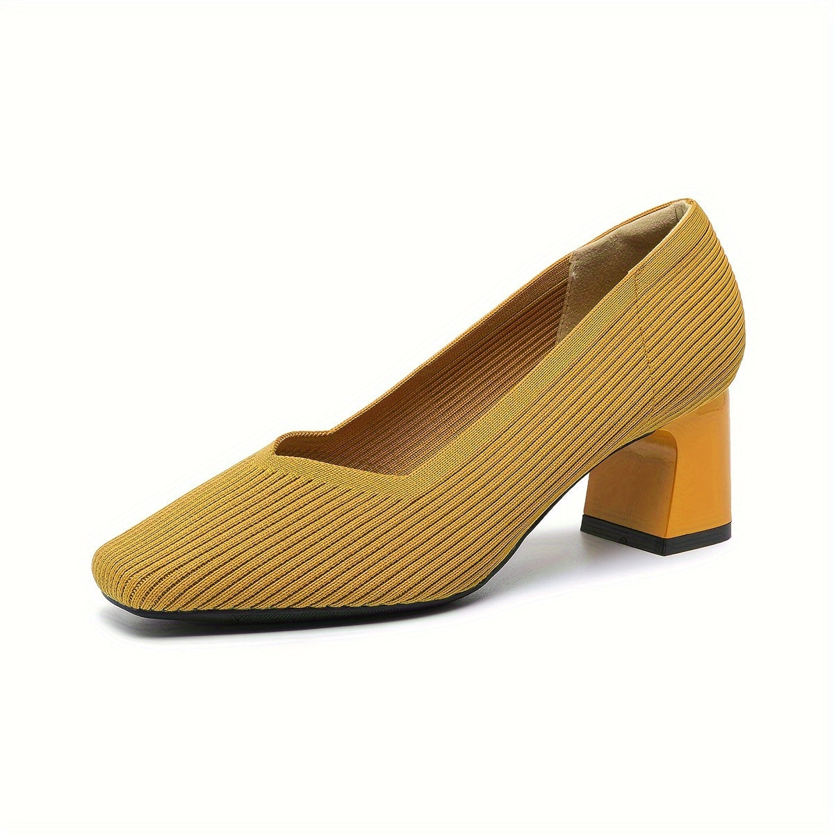 Escarpins Confortables Élégants Talon Carré Style Moderne