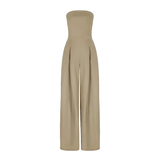 Combinaison Femme Bustier Élégante – Combinaison Pantalon Large