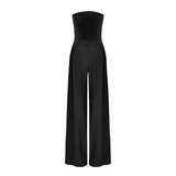 Combinaison Femme Bustier Élégante – Combinaison Pantalon Large