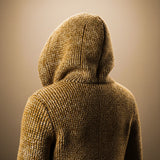 Adrian | Cardigan Capuche Laine & Maille Hiver