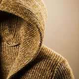Adrian | Cardigan Capuche Laine & Maille Hiver
