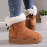Bottes Fourrées Hiver Confort Doux Style Cocooning