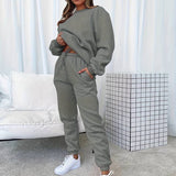 Ensemble Jogging Oversize Sweat Pantalon Taille Élastique Confort