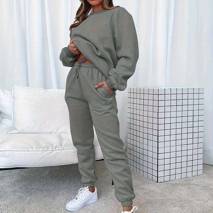 Ensemble Jogging Oversize Sweat Pantalon Taille Élastique Confort