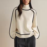 Pull Ample Automne Léger Marron Femme