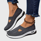 Chaussures orthopédiques femme à enfiler, semelles respirantes