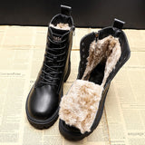 Bottines Combat Fourrées Semelle Robuste Moderne