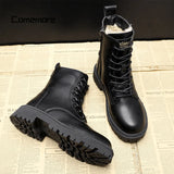 Bottines Combat Fourrées Semelle Robuste Moderne