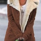 Veste Femme Doublée Polaire – Manteau Court Chaud et Tendance