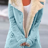 Veste Femme Doublée Polaire – Manteau Court Chaud et Tendance