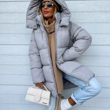 Doudoune Femme Oversize Hiver Matelassée à Capuche