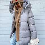 Doudoune Femme Oversize Hiver Matelassée à Capuche