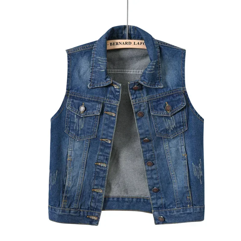 Jeanne | Gilet Jean Sans Manches & Style Tendance