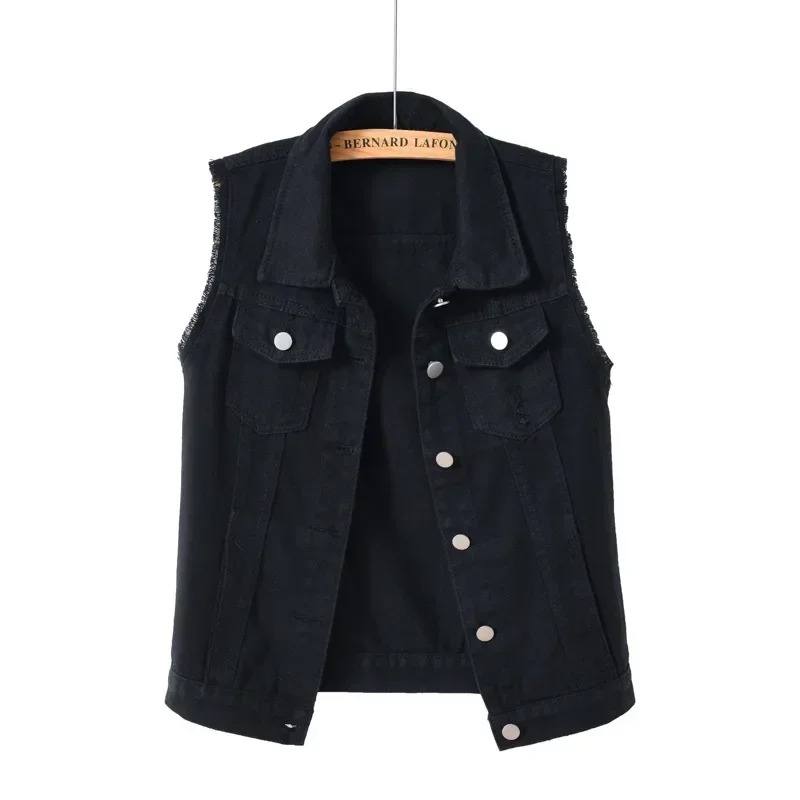 Jeanne | Gilet Jean Sans Manches & Style Tendance