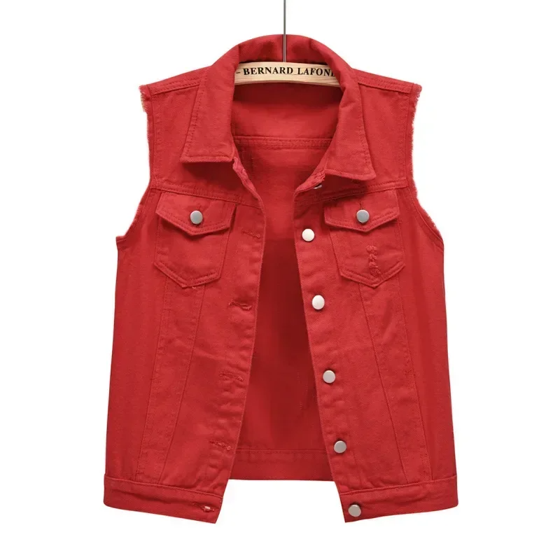 Jeanne | Gilet Jean Sans Manches & Style Tendance