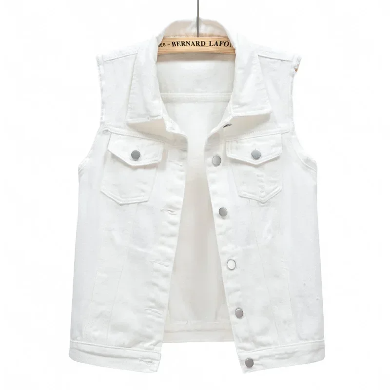 Jeanne | Gilet Jean Sans Manches & Style Tendance