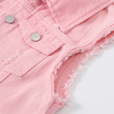 Jeanne | Gilet Jean Sans Manches & Style Tendance