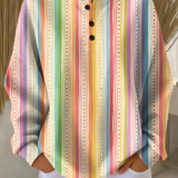 Pull femme maille gaufrée colour block col rond