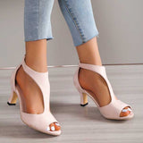 Sandales à Talon Ouvert Style Élégant