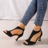Sandales à Talon Ouvert Style Élégant