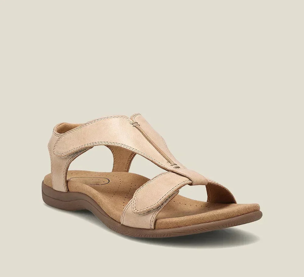 Sandales femme à brides réglables et semelle rembourrée
