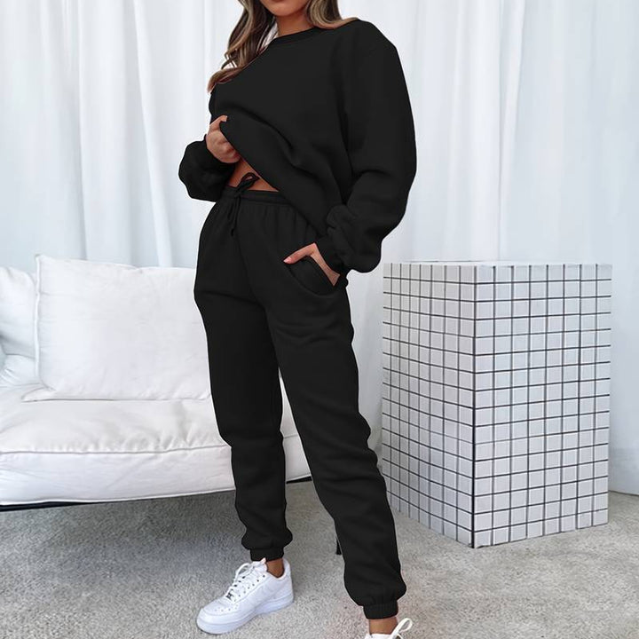 Ensemble Jogging Oversize Sweat Pantalon Taille Élastique Confort