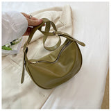 Sac Croissant Bandoulière Femme Réglable à Zip