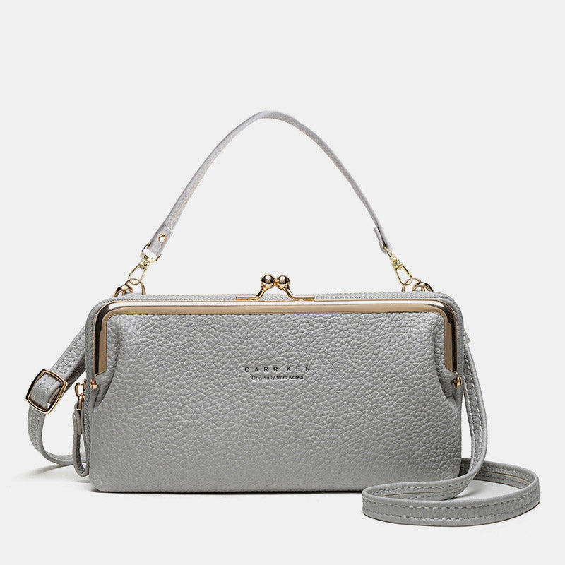 Sac téléphone bandoulière compact à plusieurs compartiments