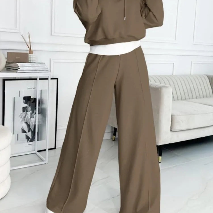 Ensemble Jogging Femme Hoodie et Pantalon Large Confort